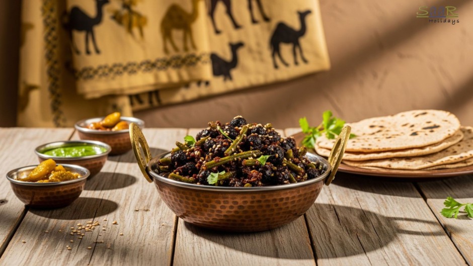 Rajasthan family tour with traditional food ker sangri